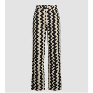 NWT Cider Graphic Statement Wide Leg Pants